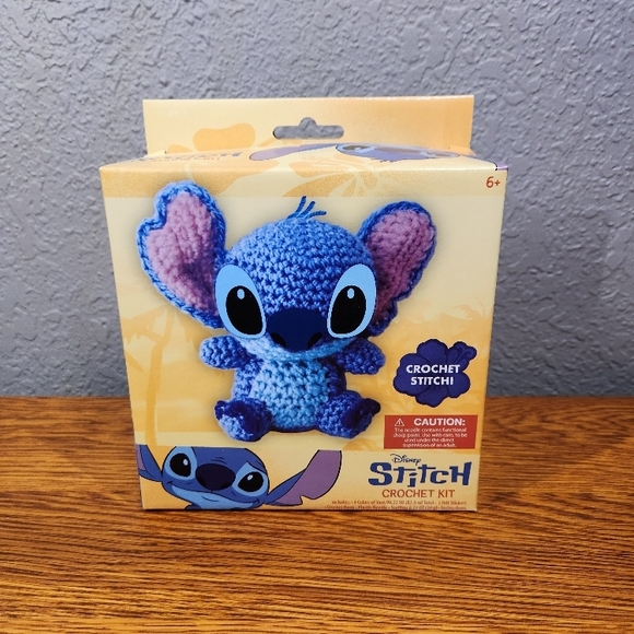Disney Other - Disney Stitch Crochet Kit - Blue & Pink Amigurumi